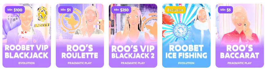 Roobet Live Casino